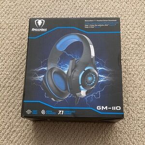 Beexcellent GM-110 Gaming Headphones Over-Ear Surround Sound 40 mm Speakers NIB